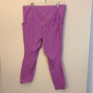 Athleta Lavender 7/8 Leggings